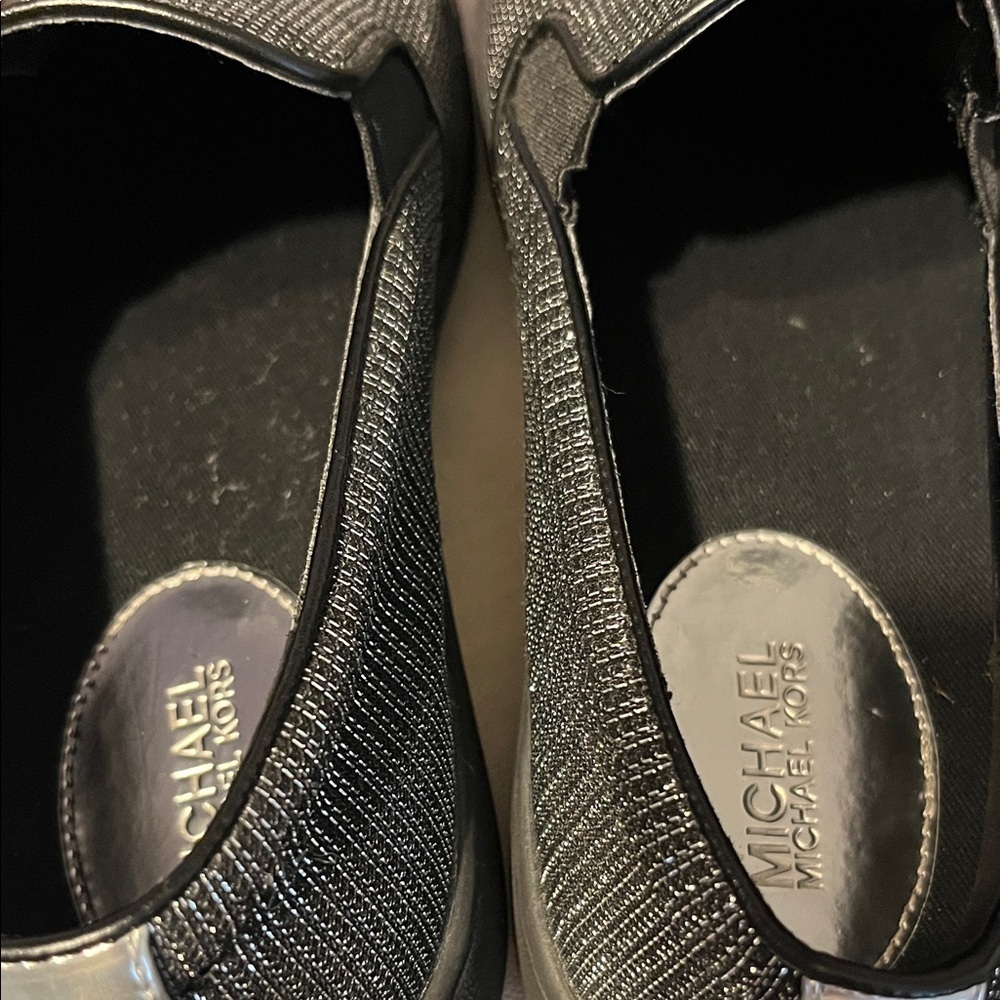 Michael Kors Men's Textured Black Loafers used good condition - Picture 7 of 11